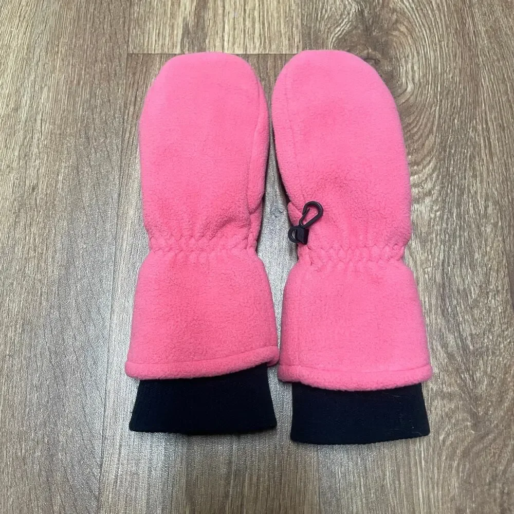 Lands' End Pink Kids Mittens